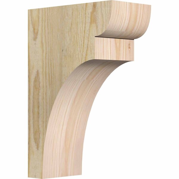 Ekena Millwork Yorktown Rough Sawn Corbel, Douglas Fir, 4"W x 8"D x 12"H COR04X08X12YOR00RDF - main